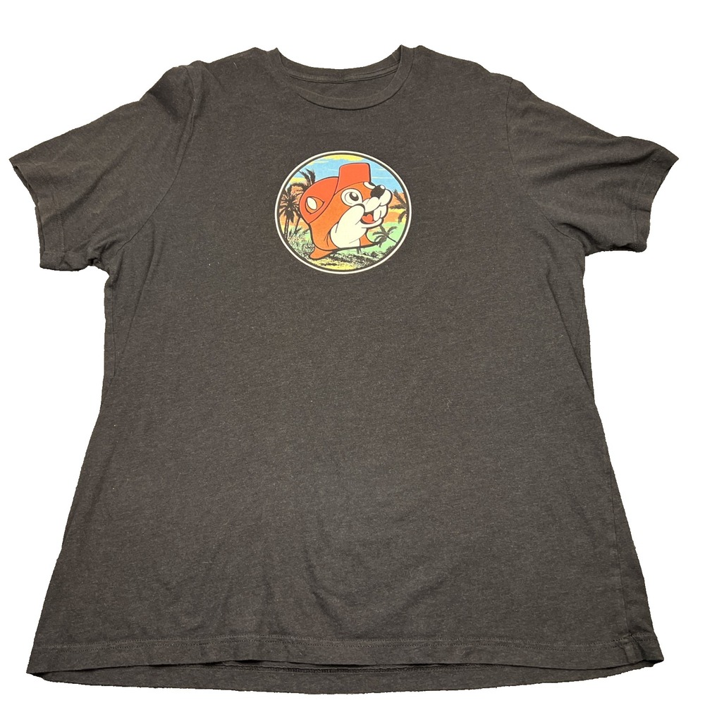 Buc-ee's Is Always A Good Idea Logo T Shirt Womens 2XL Dark Gray Tee
